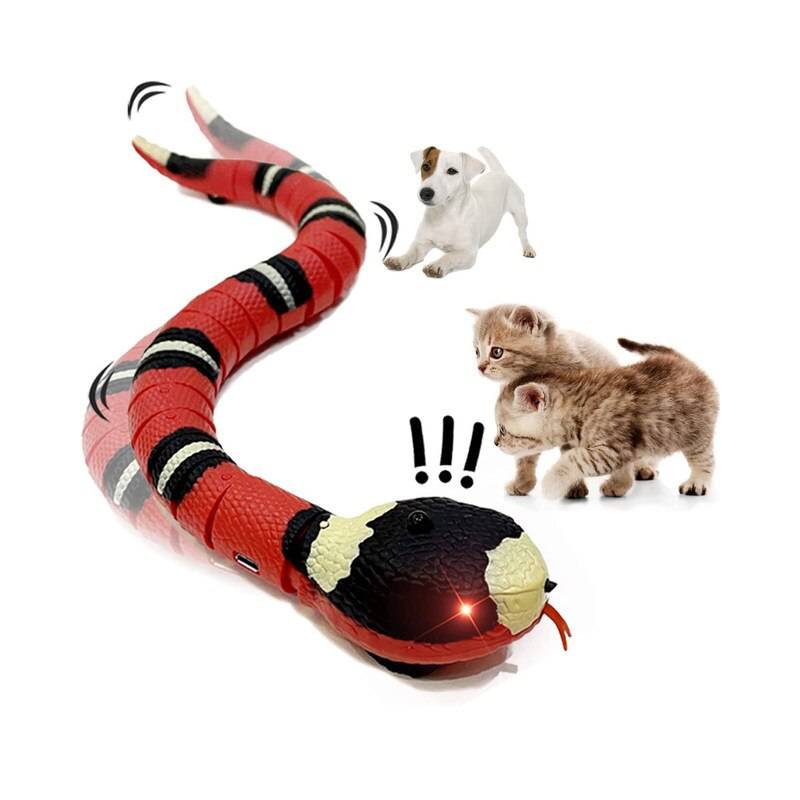 GENERICO Serpiente Juguete Para Gatos Interactivo Sensor Obstáculos