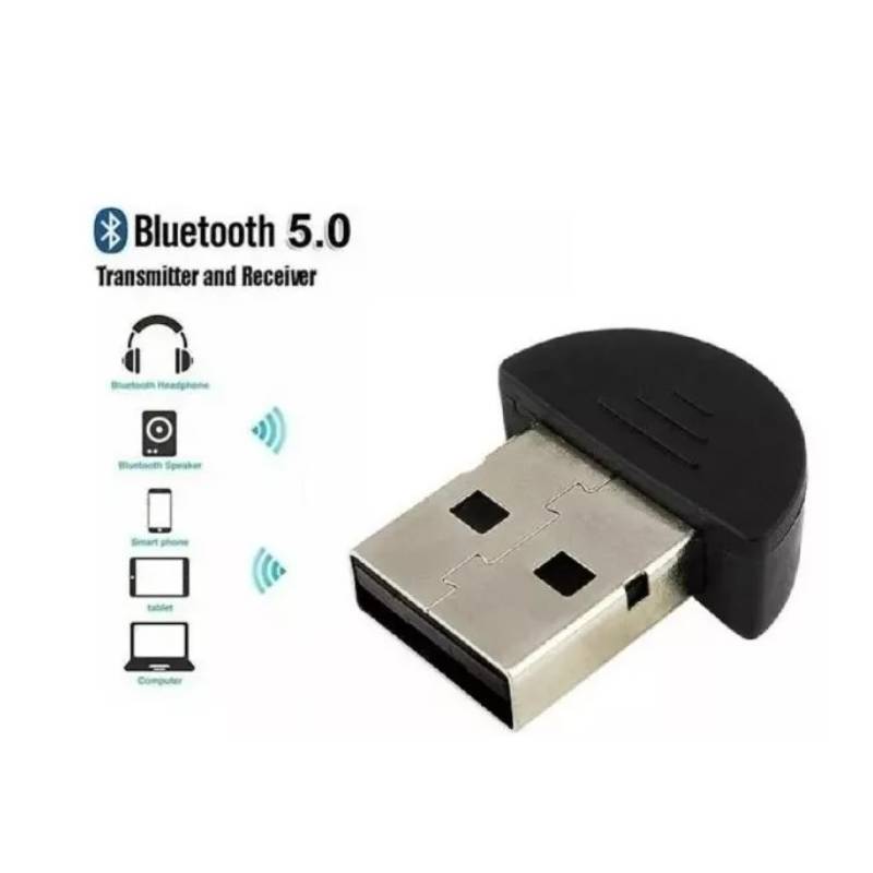 Adaptador Transmisor Receptor Bluetooth 5.0 Usb Notebook Pc