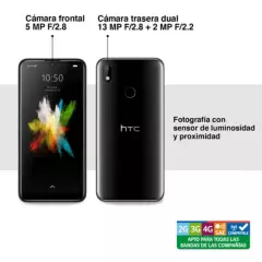 HTC - HTC WILDFIRE E1 PLUS 3GB DE RAM 32GB NEGRO  VR GLASSES