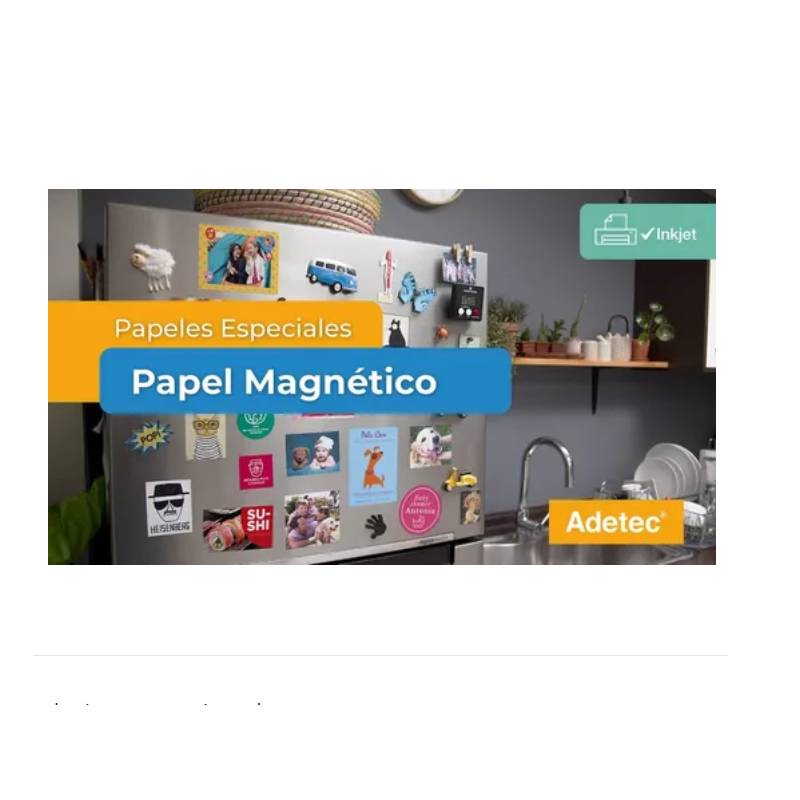 GENERICO Papel Magnetico Inkjet Mate 3 Hojas A5 650