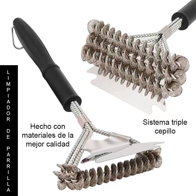 Cepillo para limpiar parrilla 37.5 cm