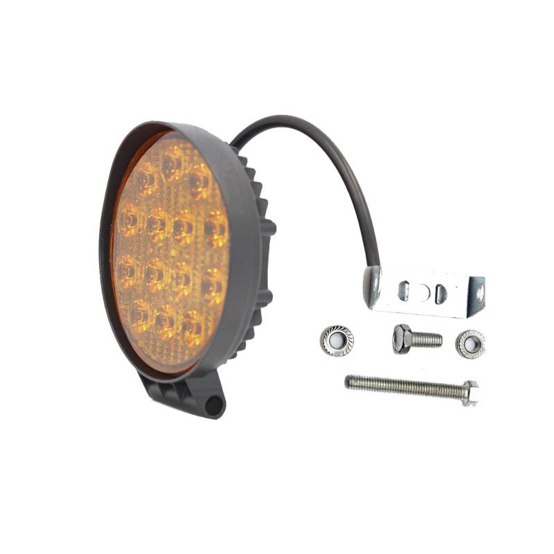 Luz Foco Neblinero 14 Led 4x4 Auto Caminon Redondo