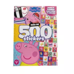 VERTICE - Libro para colorear Peppa Pig más 500 stickers