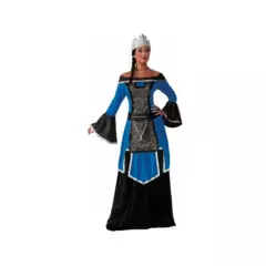 GENERICO - Disfraz Mujer Reina Azul Standard