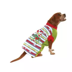 GENERICO - Disfraz Mascota Chaleco Navidad Perros Grandes XXL
