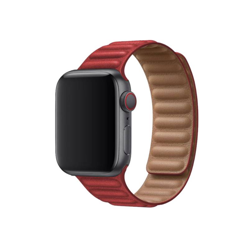 CELLBOX - Correa de Cuero Magnético Leather Link para Apple Watch