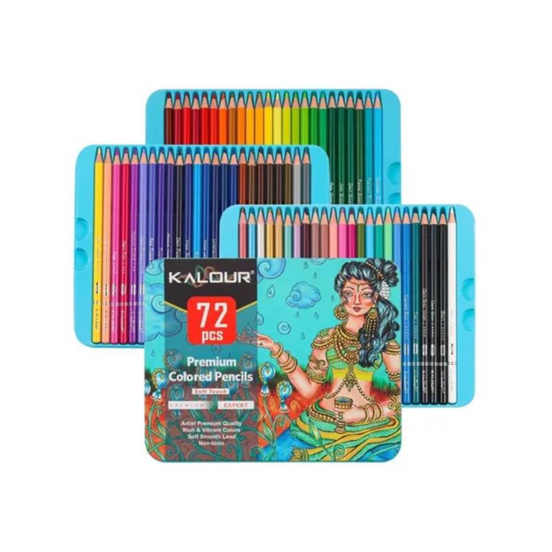 GENERICO Set Arte 72 Pcs Maleta Lapiz Para Pintar Lapices De Colores