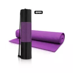 GENERICO - Mat yoga & pilates - 6 mm - púrpura