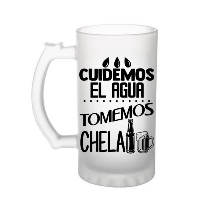 Vaso vidrio empavonado personalizado