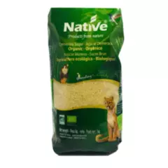NATIVE - Azúcar Rubia  Orgánica Native 8 Kilos - Sin Gluten - 8x1