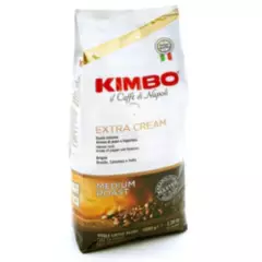 KIMBO - Café Kimbo En Grano Extra Cream 1kg 60 Arábica 40 Robusta