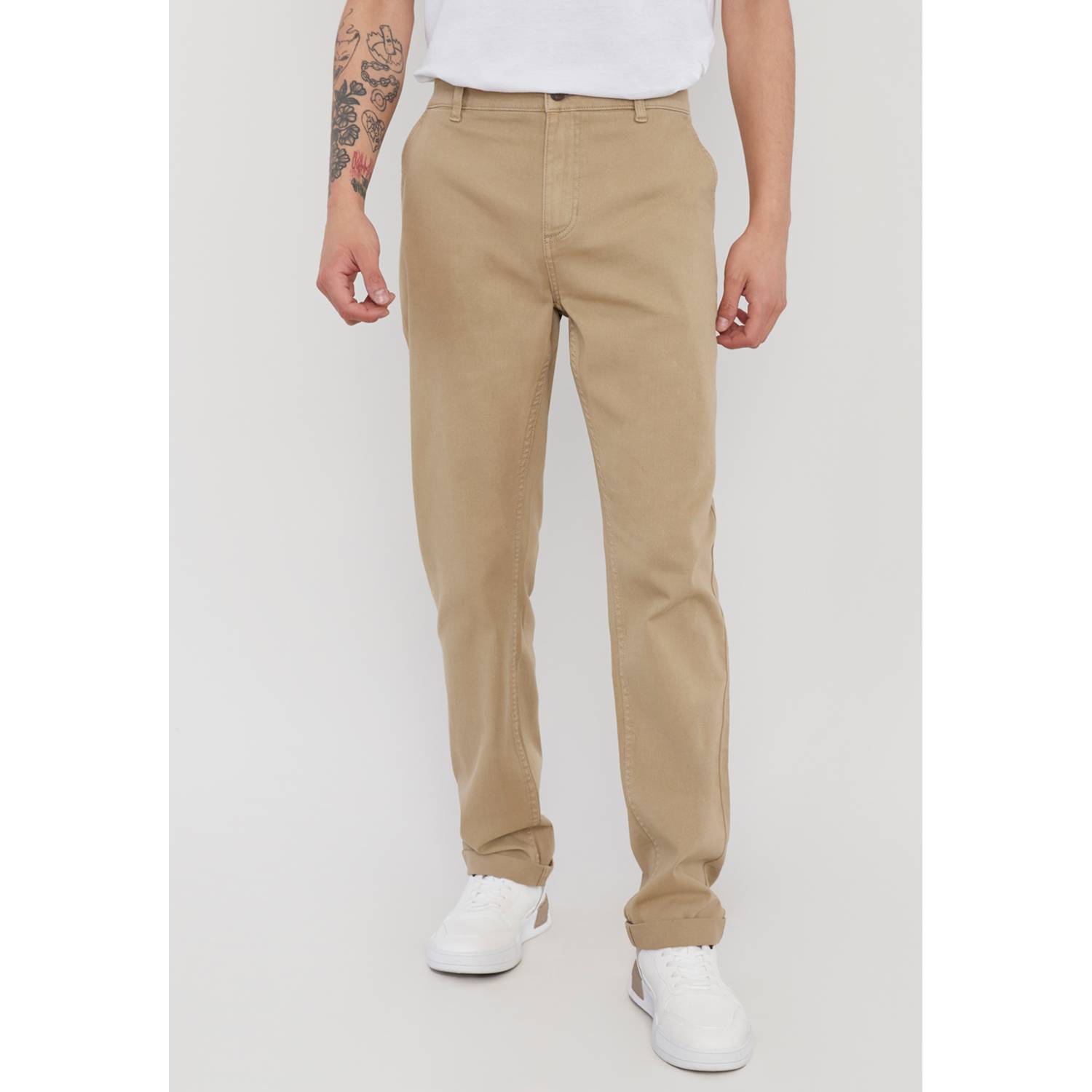 Pantalon chino camel discount hombre