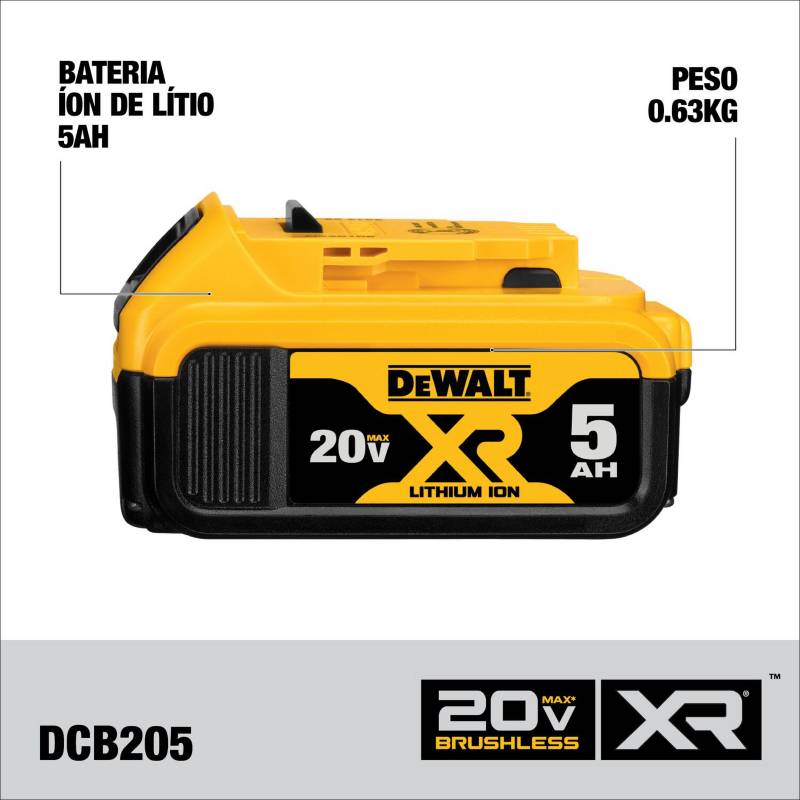 DEWALT Sierra Caladora DeWalt Dcs334b 20v Bateria 5ah cargador 1220V