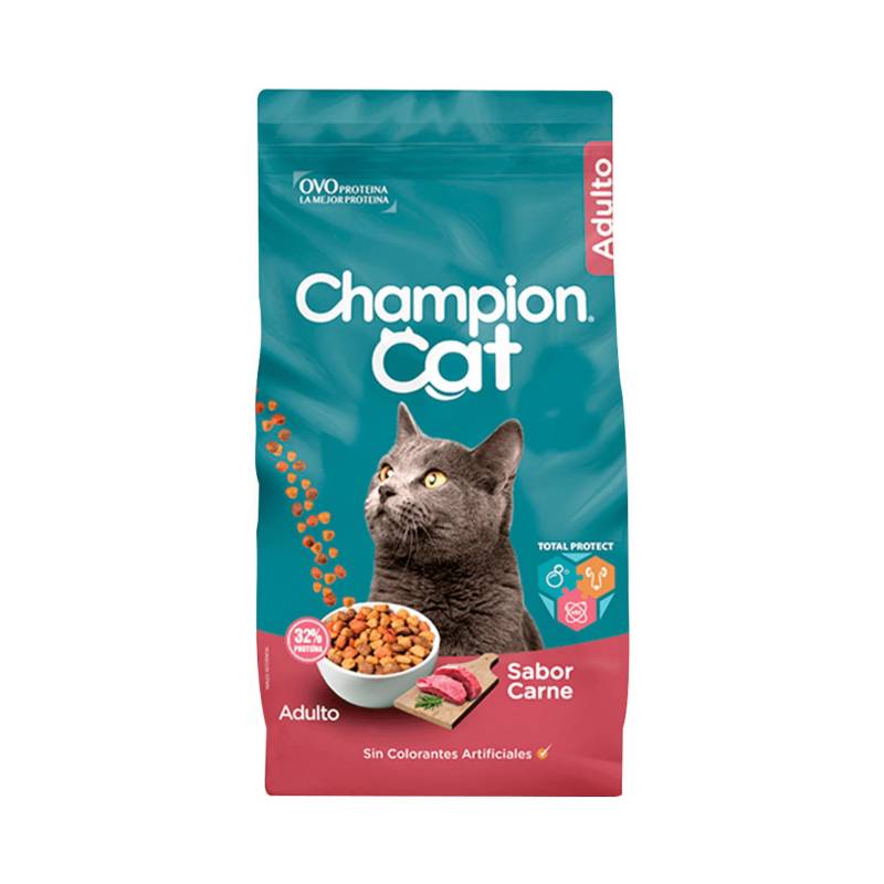 CHAMPION CAT - Comida De Gatos Champion Cat  Carne 8kg