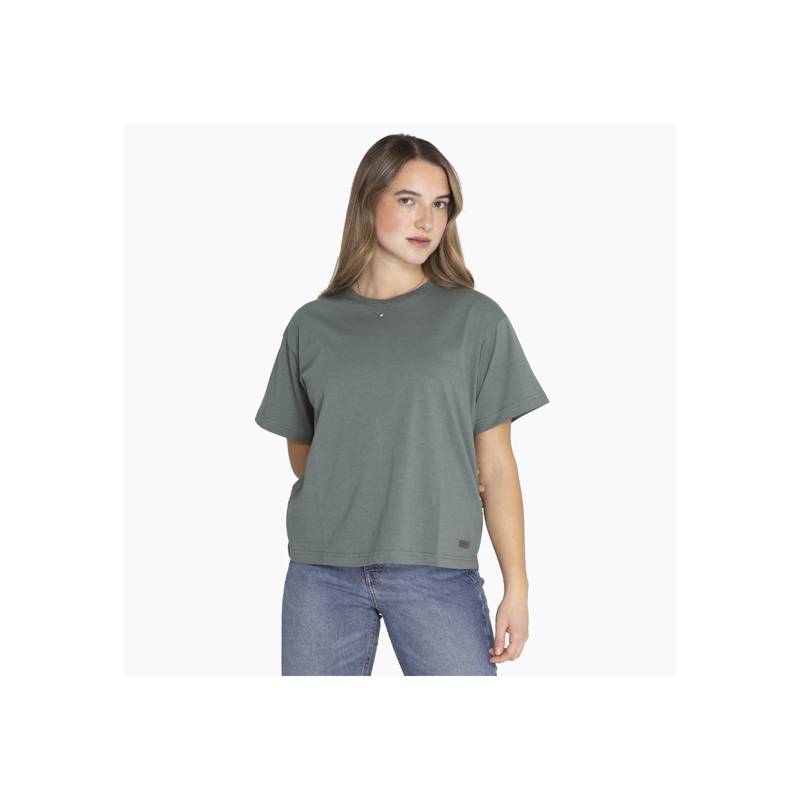 MERRELL Polera M C T Shirt Short Sleeve Verde Mujer MERRELL