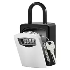 GENERICO - Caja Seguridad Llaves caja fuerte Con Clave Muro y Colgador - Lyon Lock