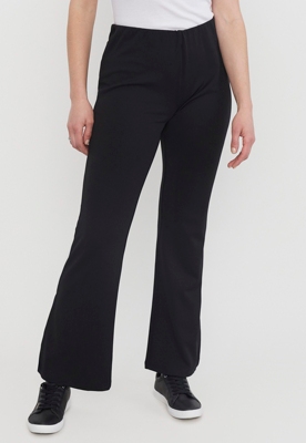 Pantalón mujer tiro alto flare velvet - TRICOT