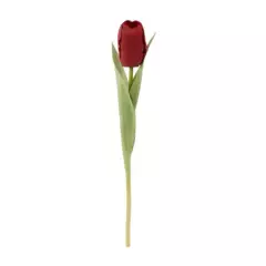 THE GREEN ELEMENT - Planta artificial Tulipan Rojo 35 Cm