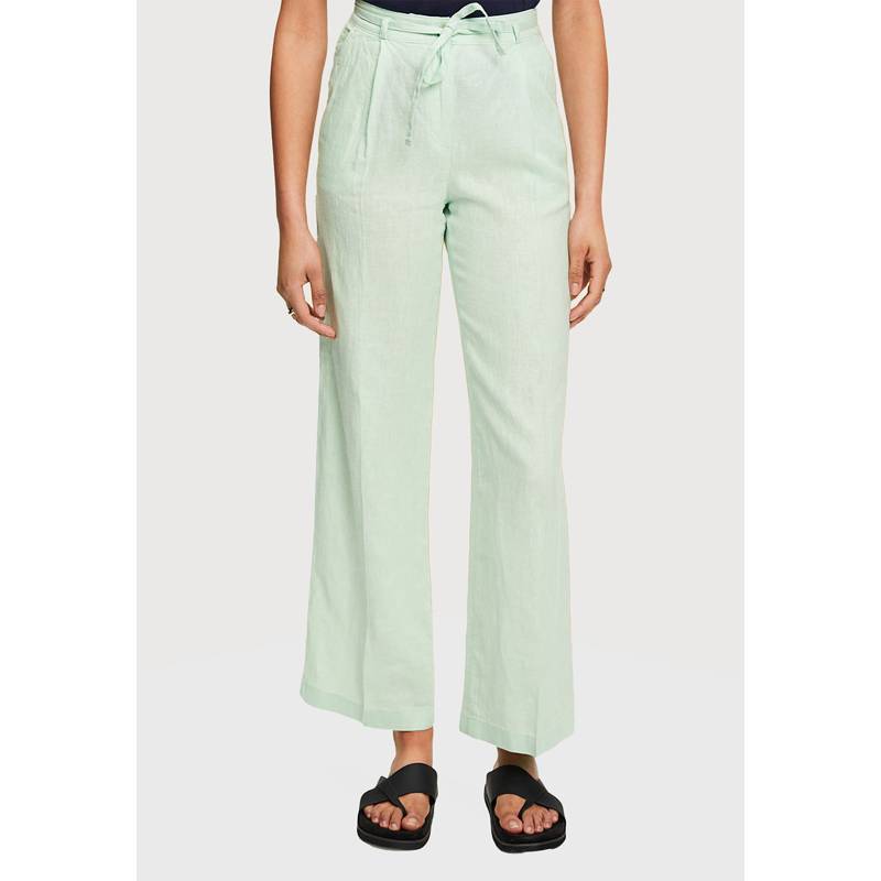 ESPRIT Pantalón Lino Mujer Corte Ancho Esprit ESPRIT