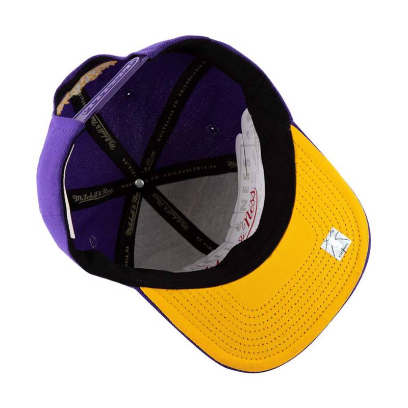 Mitchell & Ness Los Angeles Lakers Asian Heritage Snapback Hat Purple