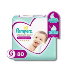 PAMPERS - Pañales Pampers Premium Care G 80 pañales