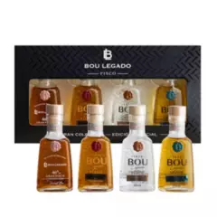 BOU - Colección Premium 4 Miniaturas Pisco Bou Legado 50 ml