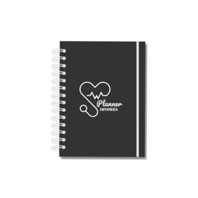 MENNT Cuaderno Hojas Negras Planner A5 Agenda Lápiz + 3 Repuestos