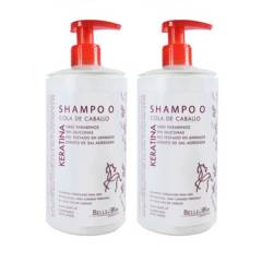 COSMETICAVAL - 2 Shampoo Cola Caballo Crecimiento Del Cabello 400g Cu