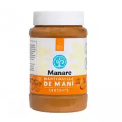 MANARE - Mantequilla de maní crunchy 500g
