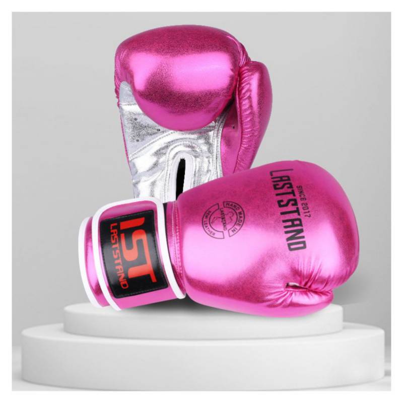 GENERICO Guantes de Boxeo Mujer para MuayThai y Kick Boxing-Rojo10OZ
