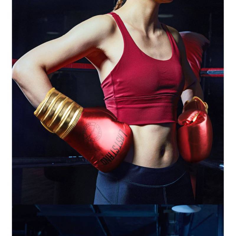 GENERICO Guantes de Boxeo Mujer para MuayThai y Kick Boxing-10 OZ