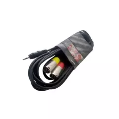 PRODB - Cable 3,5mm a 2 XLR macho 5mts Prodb AC025-5