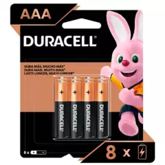DURACELL - Pack 8 Pilas Duracell AAA Alcalina