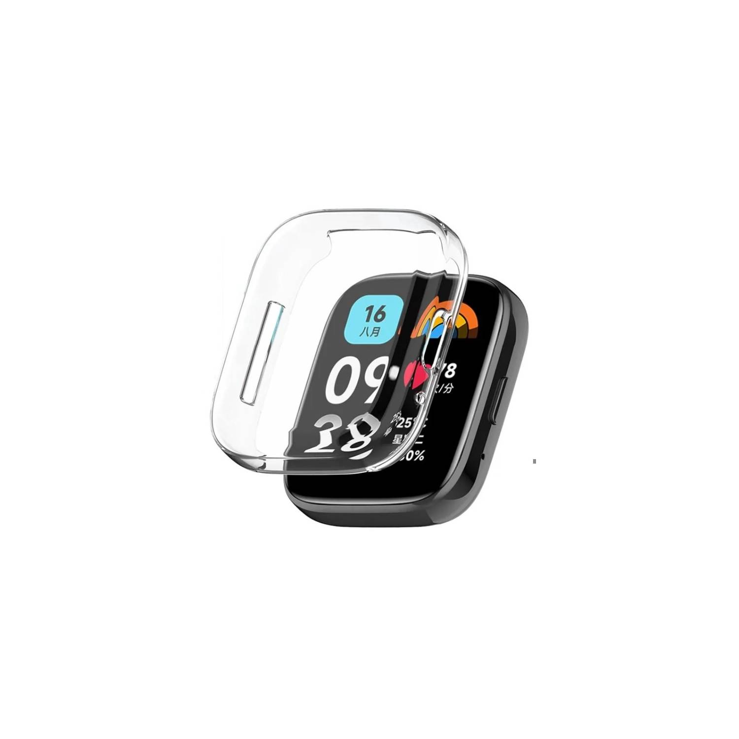 QULLOO 2 Piezas Funda para Xiaomi Redmi Watch 3 Protector de