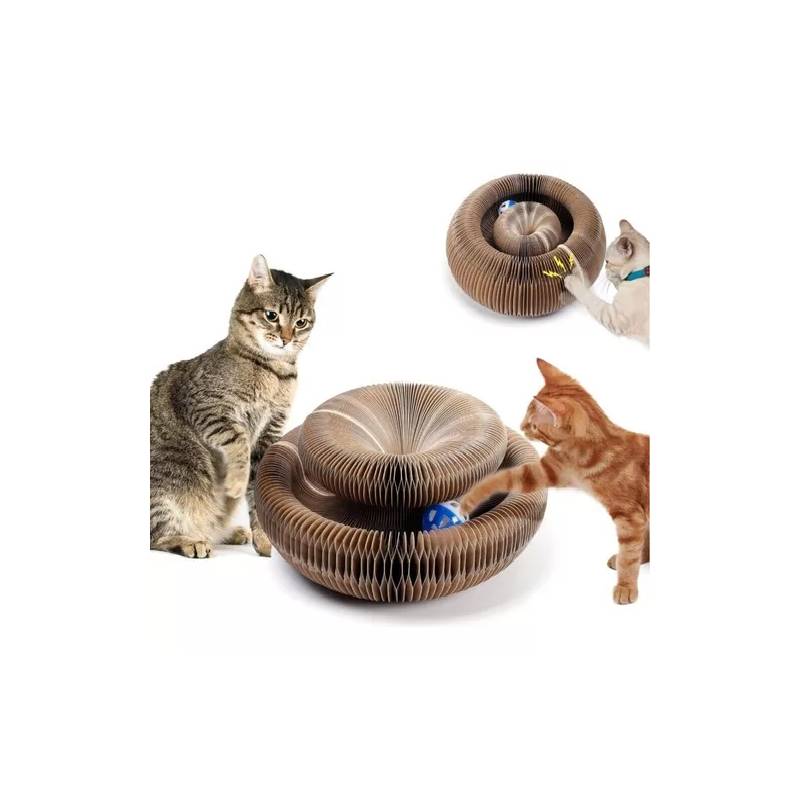 COBRA - Rascador Para Gatos Magic Organ Juguete Plegable Para Gatos