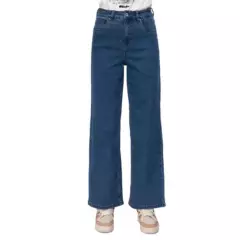 FASHION'S PARK - Jeans Mujer Wide Leg Sofía Azul