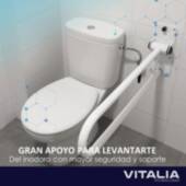 PASAMANOS PARA BAÑO EN ACERO INOXIDABLE DE 45 CM - Home Care