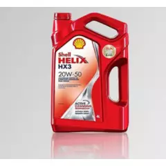 SHELL - Aceite de Motor Shell Helix 20w50 Hx3 4LTS
