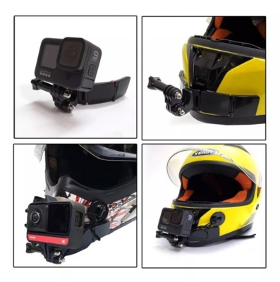 Soporte de casco frontal para GoPro
