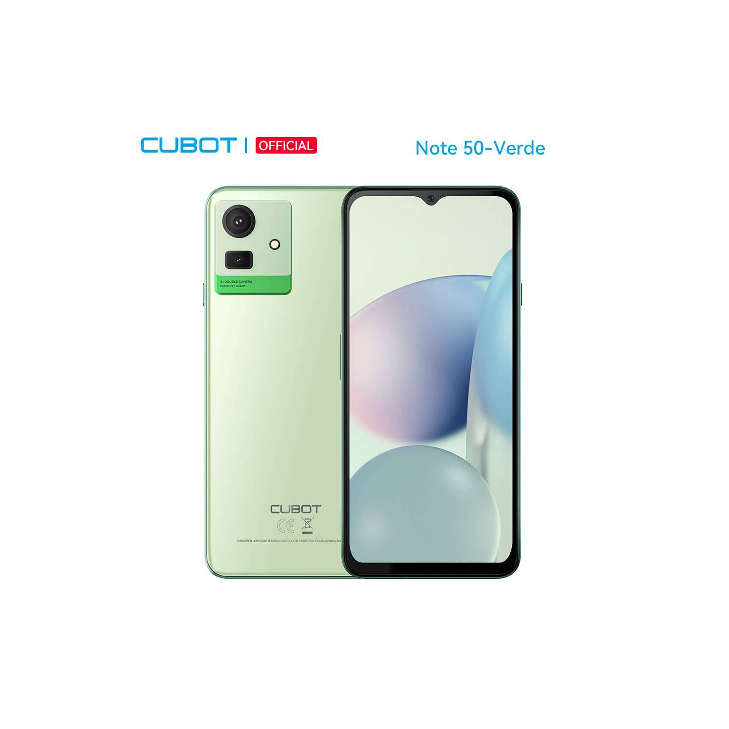 CUBOT Celular Cubot NOTE 21 6GB 128GB Tarjeta SIM Dual Android 13-Verde