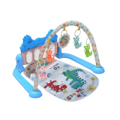 Alfombra de juego bebé - gimnasio para bebés - colchoneta de juegos - 98x78  cm - dinosaurio