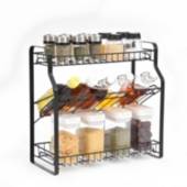 Ripley - ORGANIZADOR DE COCINA PORTA PLATOS VAJILLA PARA ESTANTES ALACENA  NEGRO