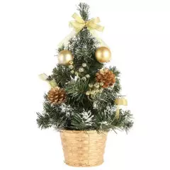 GENERICO - 30cm Árbol de Navidad Mini Árboles de Navidad de escritorio