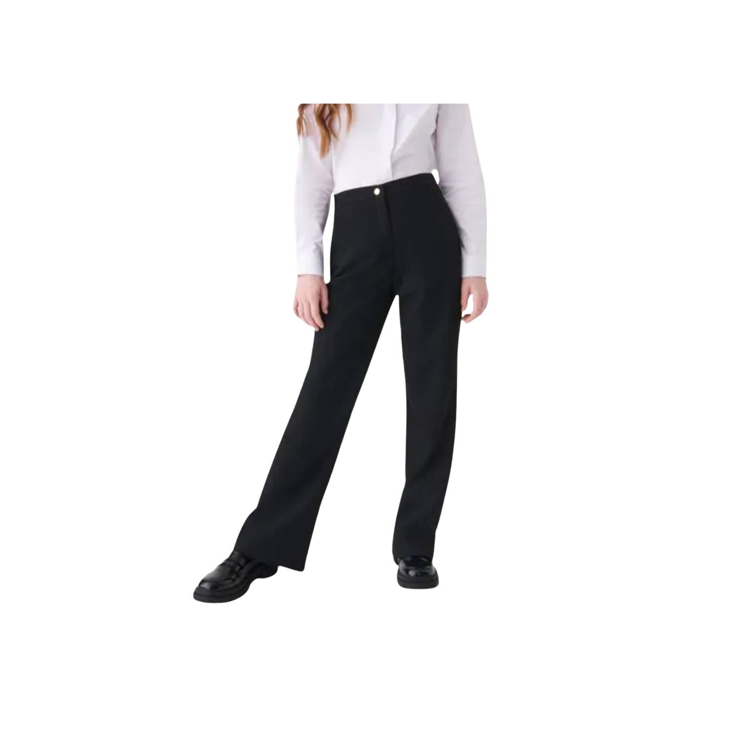 Pantalon Formal De Dama Con Pliegue / Confección Nacional