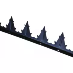 GENERICO - Set puntas de reja / defensa muro 5 unidades 1.5mm