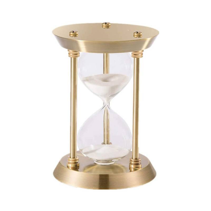 Reloj de arena de 60 minutos con reloj de arena de 7 colores y reloj de  arena dorada, reloj de arena grande de 60 minutos, reloj de arena de 60