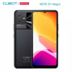 CUBOT - Celular Cubot NOTE 21 6GB 128GB Tarjeta SIM Dual Android 13-Negro
