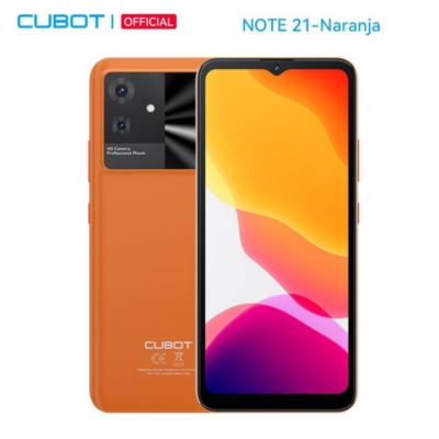 CUBOT Celular Cubot NOTE 21 6GB 128GB Tarjeta SIM Dual Android 13-Naranja