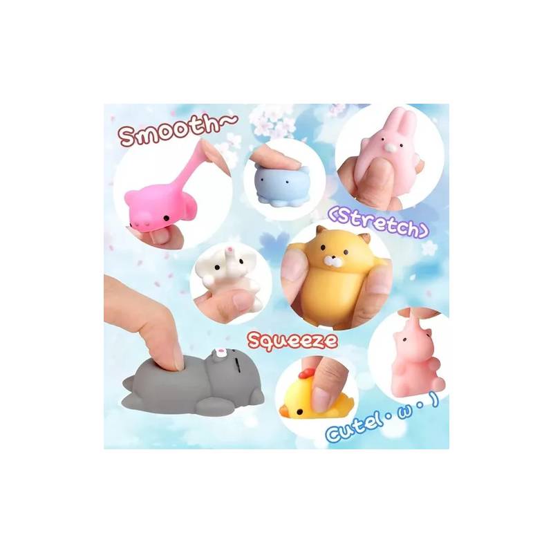 GENERICO Mini Mochi Squishy Squeeze Toy Fidget Toy Kit 50pcs
