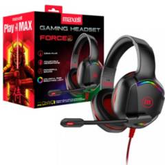 MAXELL - Audifonos Gaming Maxell CA-H-MIC Force 9 Ajustable Led RGB